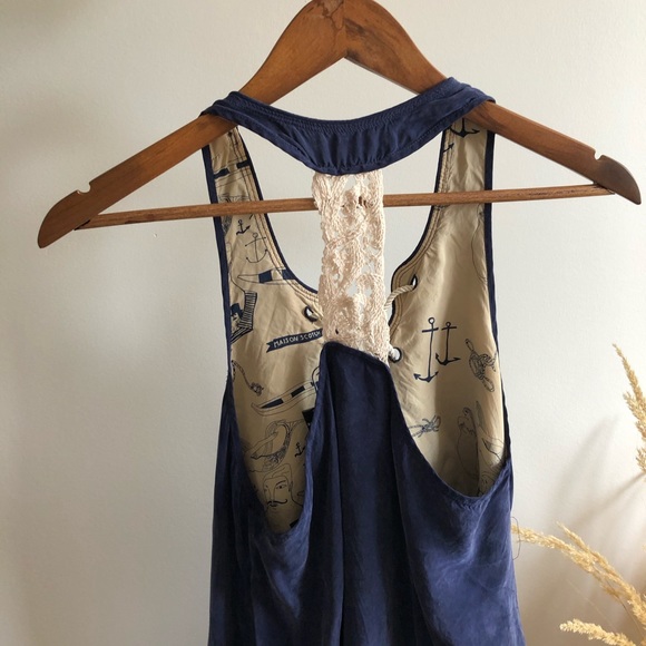 ❗️SOLD❗️Maison Scotch Silk Sailor Dress - Picture 2 of 7